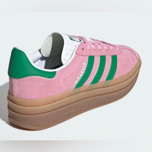 NWT [Adidas] Gazelle Bold Suede Sneakers Tennis Shoes Women’s 5.5 / Men’s 4.5 - Picture 4 of 16